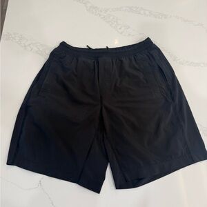 lululemon athletica Black Men's Athletic Shorts - Elastic Waist